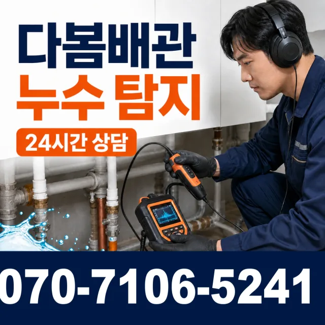 과천시 중앙동 바닥누수 상담 이미지 5